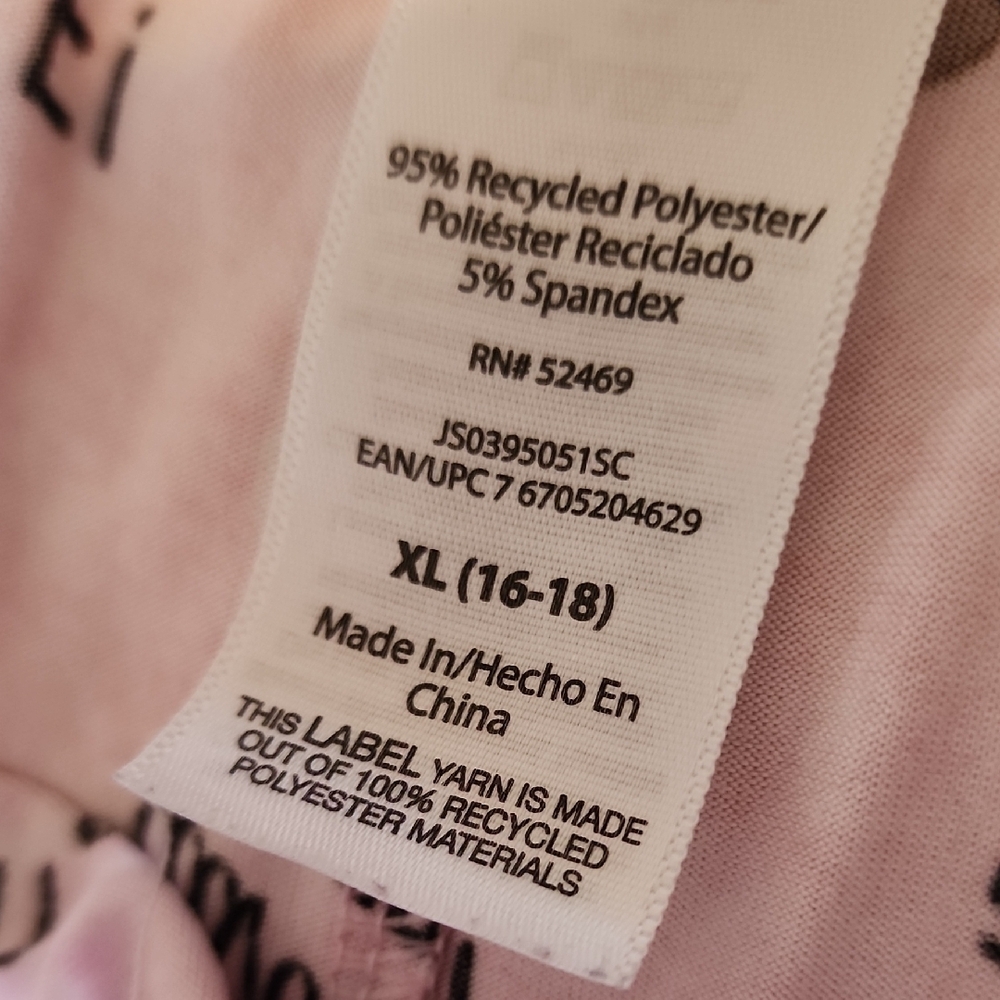 Charming Pink and Black Dog Print Pajama Set - Picture 14 of 14